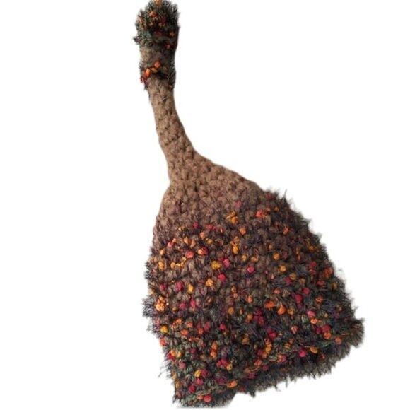 RARE Unbranded Beanie Winter Hat Long Tail - Picture 3 of 3